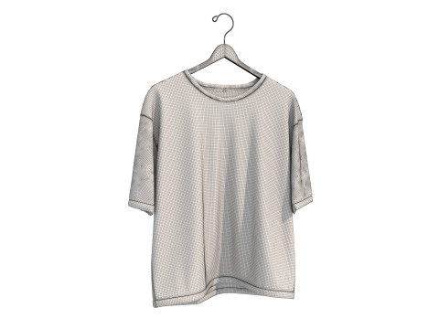 Clothing on Hanger 12 3D Model