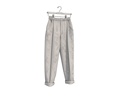 Clothing on Hanger 12 3D Model