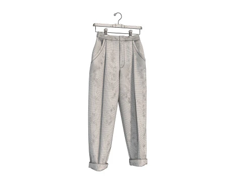Clothing on Hanger 12 3D Model