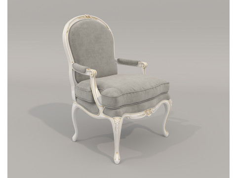 Classic European style Dining Table and Chairs 53 3Dモデル