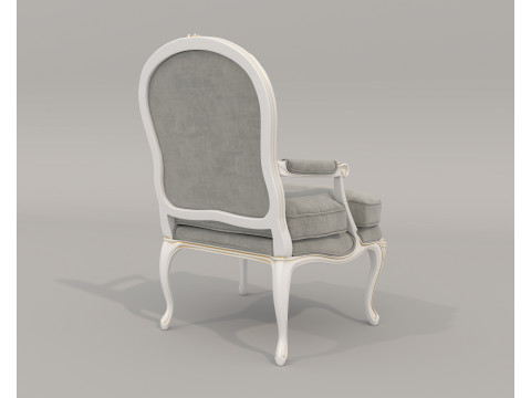 Classic European style Dining Table and Chairs 53 3Dモデル