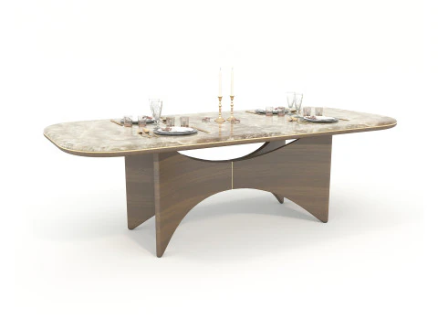 Modern Dining Table and Chairs 41 3D Model