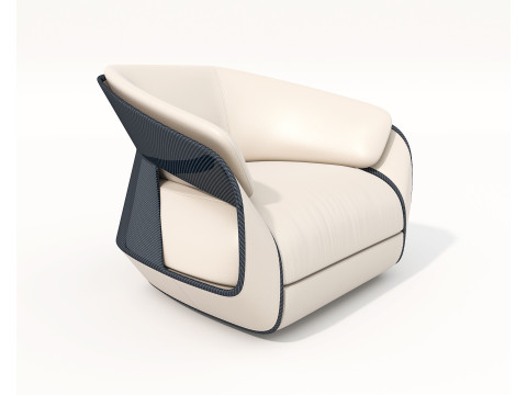Modern Sofa and Armchair set 6 3Dモデル