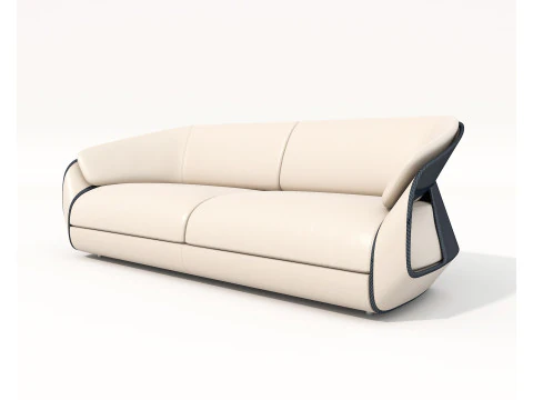 Modern Sofa and Armchair set 6 3D Model