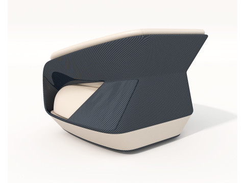 Modern Sofa and Armchair set 6 3Dモデル