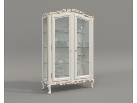 Classic Display Cabinet and Decoration 11 3Dモデル