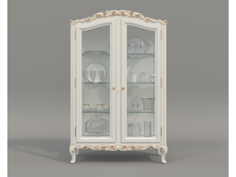 Classic Display Cabinet and Decoration 11 3Dモデル