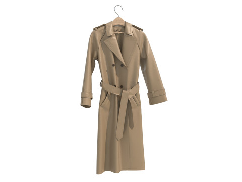 Coat on Hanger Collection 4 3D-Modell