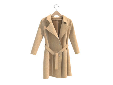 Coat on Hanger Collection 4 3D-Modell