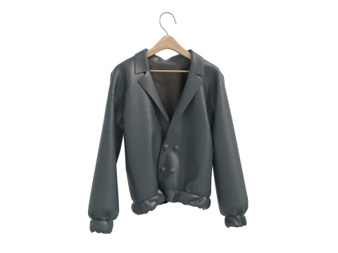 Coat on Hanger Collection 4 3D-Modell