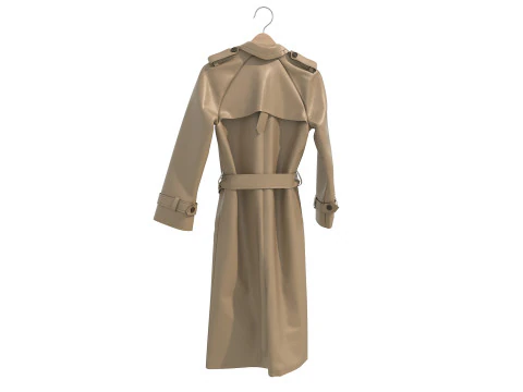 Coat on Hanger Collection 4 3D Model