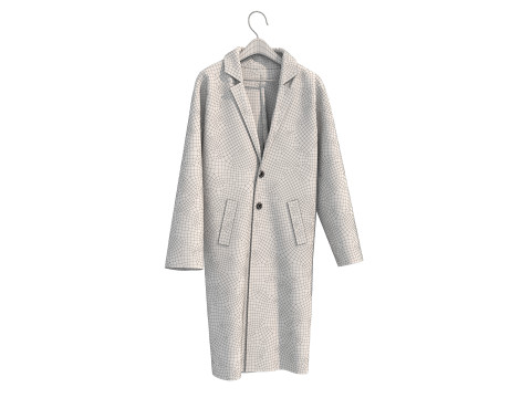 Coat on Hanger Collection 4 3D-Modell