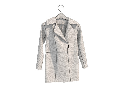 Coat on Hanger Collection 4 3D-Modell