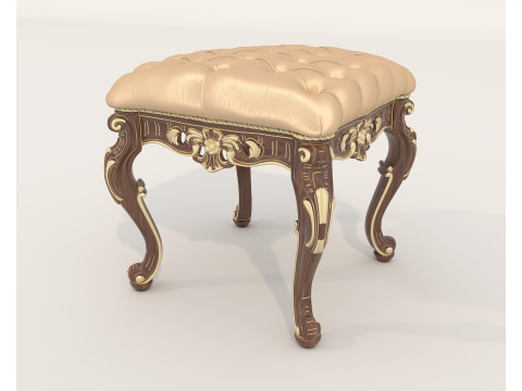 Classic European style Dressing Table 25 3D Model