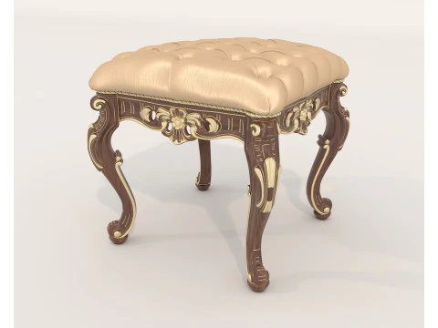 Classic European style Dressing Table 25 3D Model