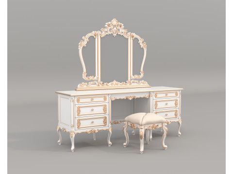 Classic European style Dressing Table 26 3D Model