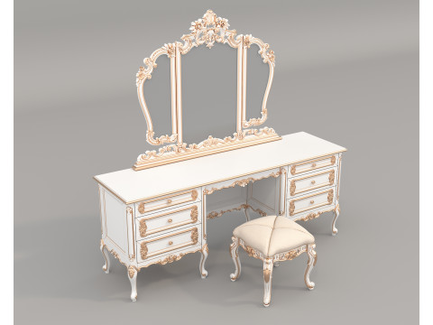 Classic European style Dressing Table 26 3Dモデル