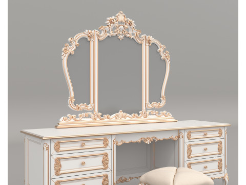 Classic European style Dressing Table 26 3Dモデル