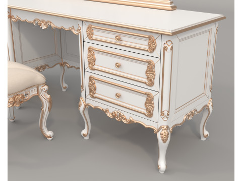 Classic European style Dressing Table 26 3Dモデル