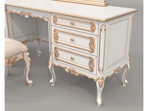 Classic European style Dressing Table 26 3D Model