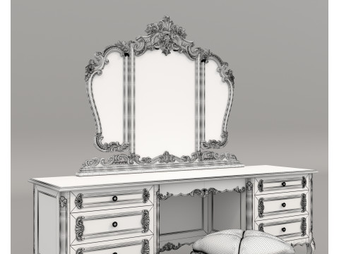 Classic European style Dressing Table 26 3Dモデル