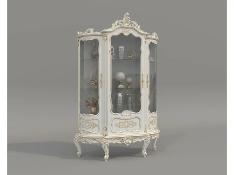 Vitrine Cl&aacute;ssica e Decora&ccedil;&atilde;o 13 Modelo 3D