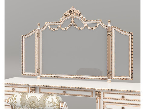 Classic European style Dressing Table 28 3D Model