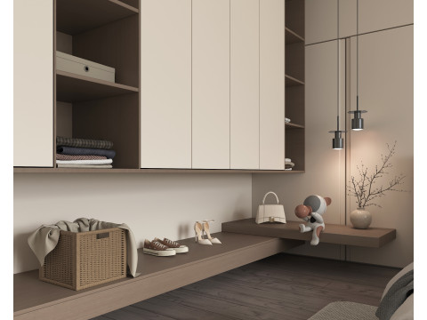Modern Bedroom Scene 48 Modelo 3D