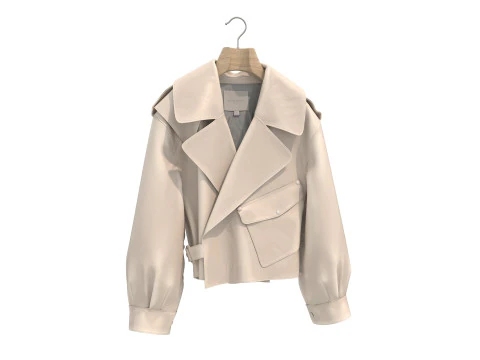 Coat on Hanger Collection 5 3D Model
