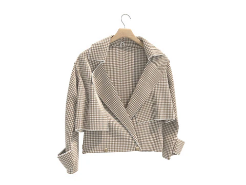 Coat on Hanger Collection 5 3D Model