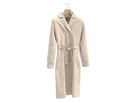 Coat on Hanger Collection 5 3D 모델