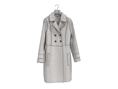 Coat on Hanger Collection 5 3D 모델
