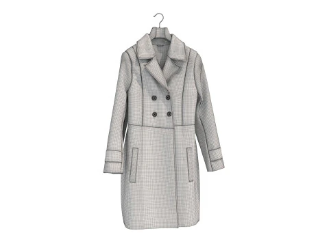 Coat on Hanger Collection 5 3D Model