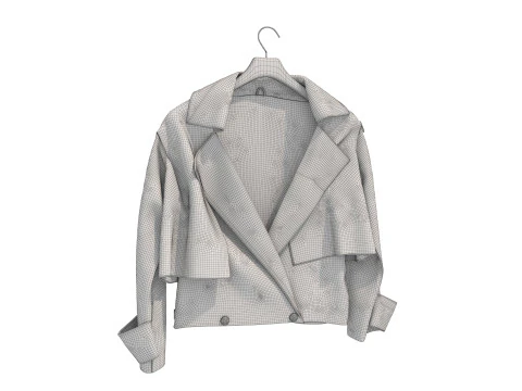 Coat on Hanger Collection 5 3D Model