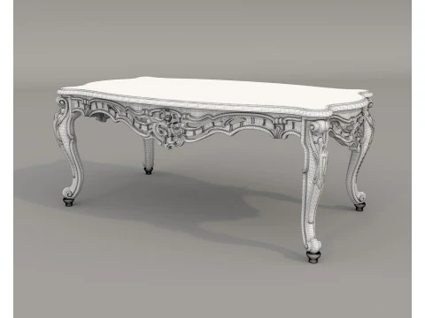 Conjunto cl&aacute;ssico de sof&aacute; e poltrona estilo europeu 11 Modelo 3D