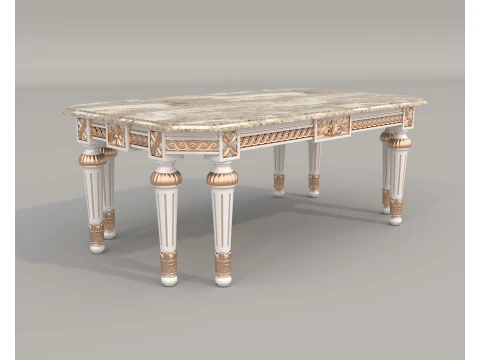 Ensemble canap&eacute; et fauteuil de style europ&eacute;en classique 13 Modèle 3D