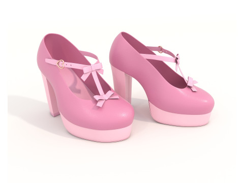 Women Shoes Collection 8 3D Model