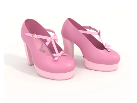 Women Shoes Collection 8 3D Model
