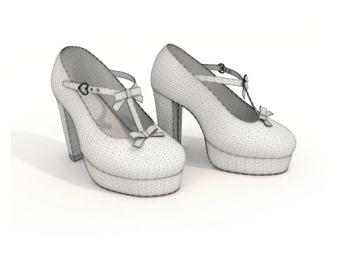Women Shoes Collection 8 3D Model