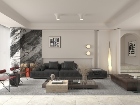 Living Room Scene 14 3D 모델