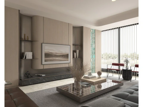 リビング ルーム シーン 14 3Dモデル