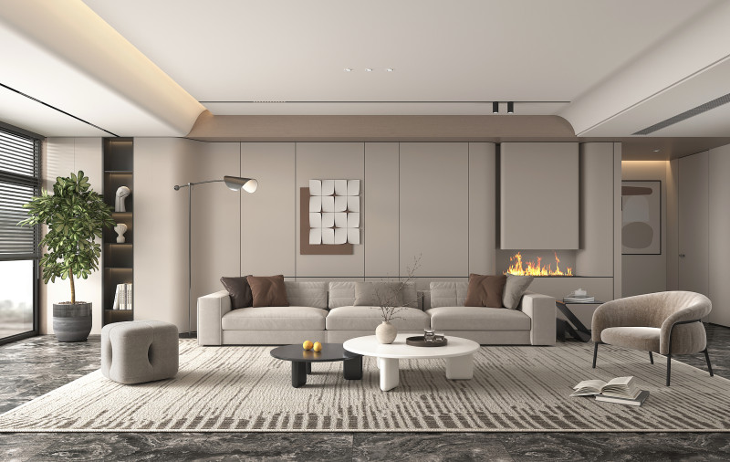 Living Room Scene 15 Model 3D .c4d .max .obj .3ds .fbx .stl .blend
