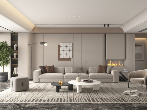 Living Room Scene 15 3D 모델