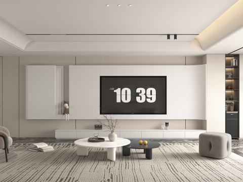 Living Room Scene 15 Model 3D