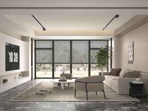 Living Room Scene 15 Model 3D