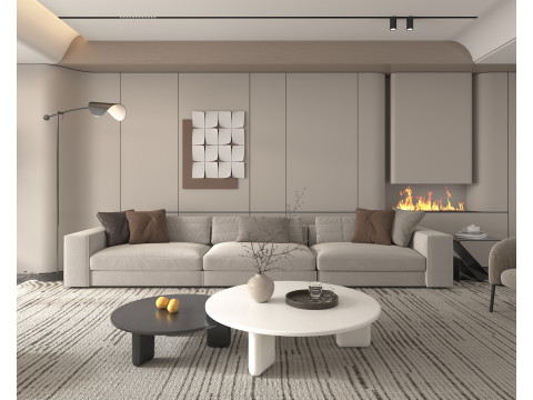 Living Room Scene 15 Model 3D