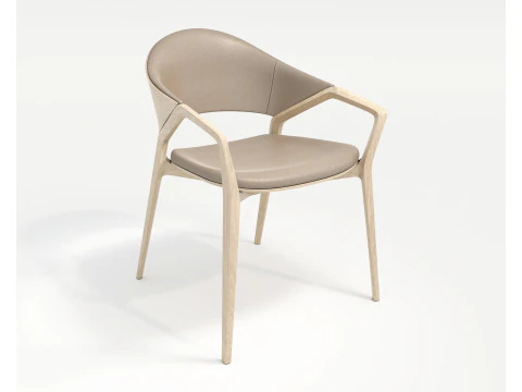 Tavolo e Sedie da Pranzo Moderni 42 Modello 3D