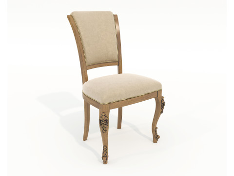 European style Dining Table and Chairs 15 Modelo 3D