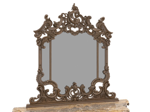 Classic European Style Console Table Modelo 3D