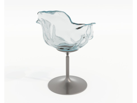 Modern Dining Table and Chairs 43 Modello 3D